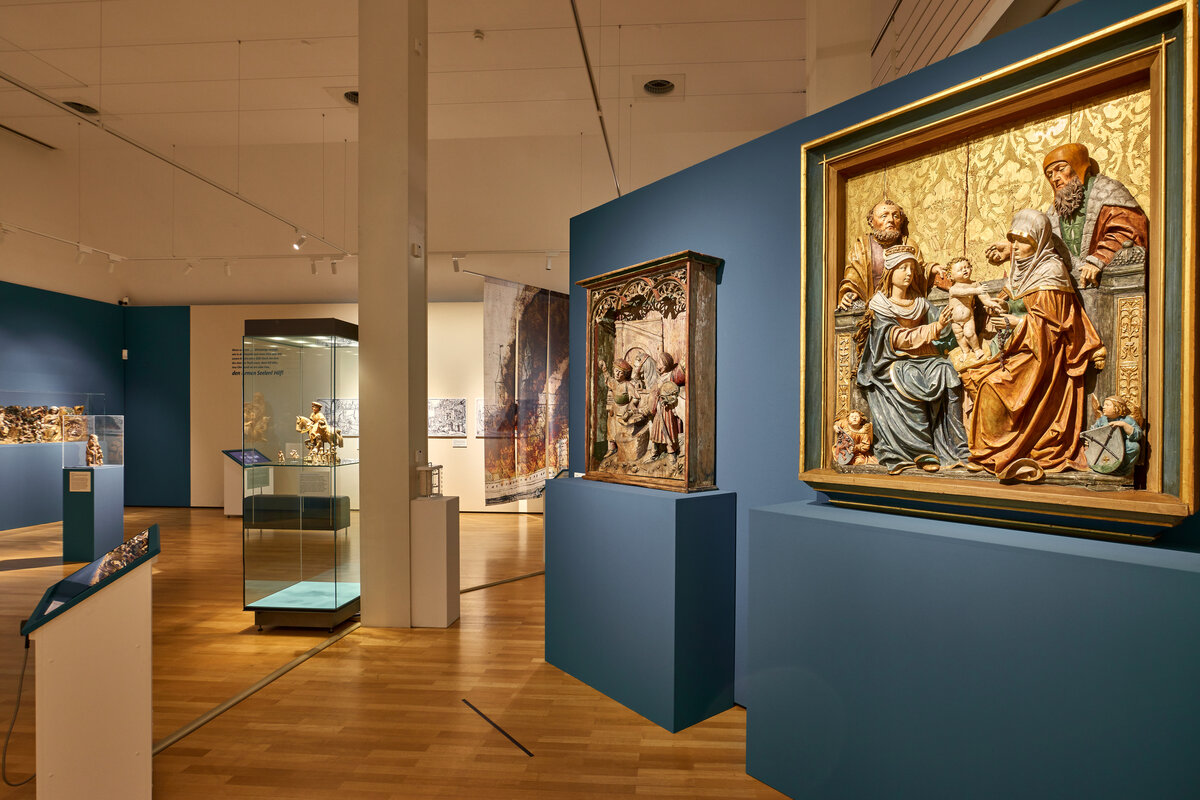 Blick in die Ausstellung „Der unbekannte Meister“ im Museum