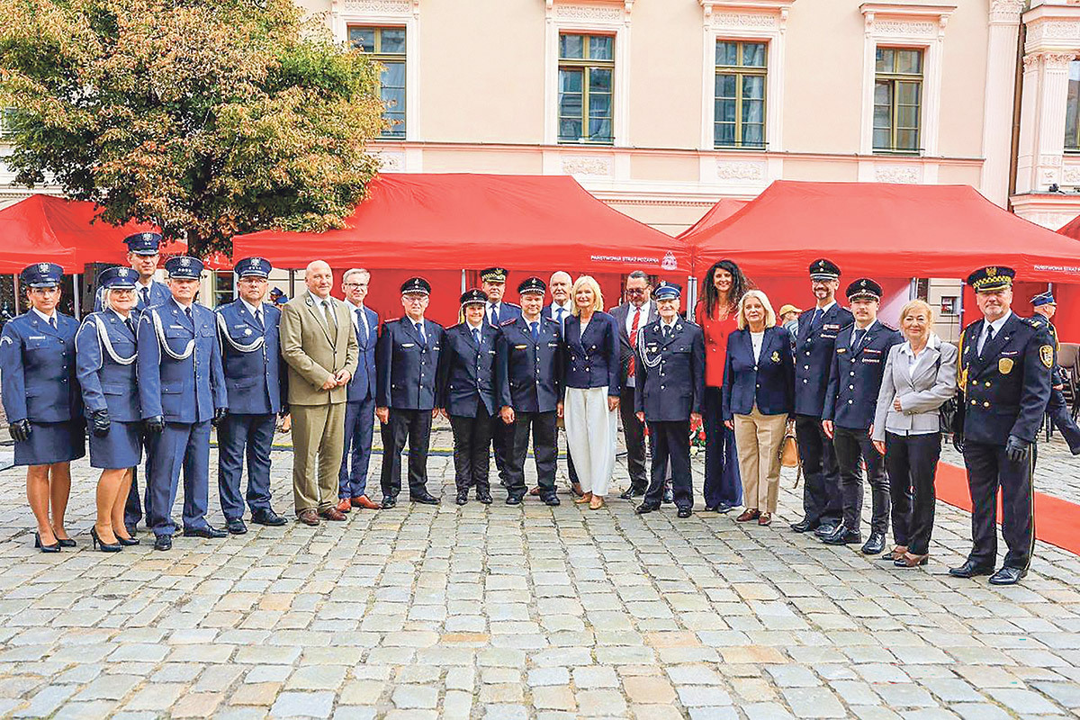 Delegation Feuerwehr Biberach in Schweidnitz