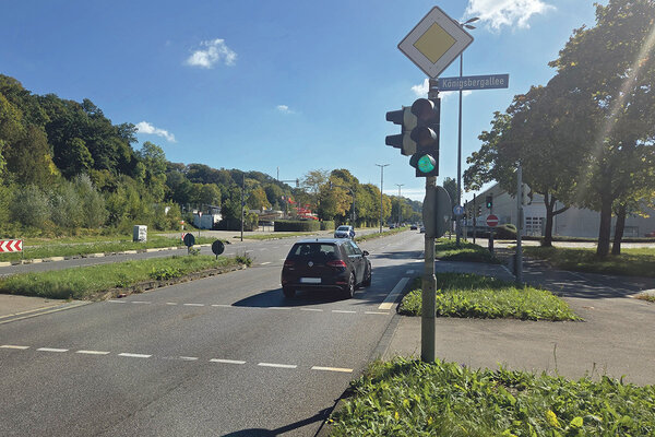 Kreuzung Memminger-Straße und Königsbergallee