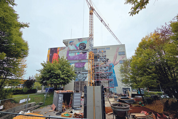 Baustelle an der Mali-Schule